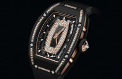RM 07-01女士腕表系列 黑色纳米陶瓷镶钻腕表由此应运而生